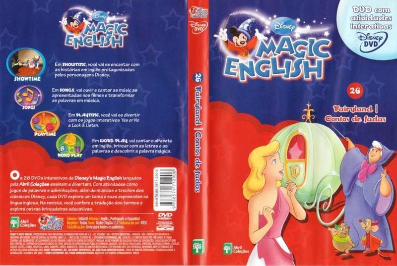 DVD Disney - Magic English - Contos de Fadas - Volume 26 - ABRIL